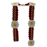 bacon and eggs scarf igari heisei retro twee