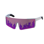 BADASS Sunglasses (WITH PURPLE FLAMES)