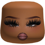 Baddie Glare Face w Mink Lashes