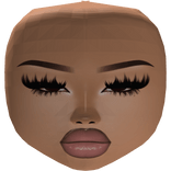 Baddie Latina Girl Mesh Makeup Gloss lips lashes