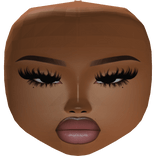 Baddie Latina Girl Mesh Makeup Gloss lips lashes