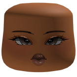 Baddie Makeup Cheeks Face W/ Cute Brown Eyes