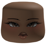 Baddie Makeup Cheeks Face W/ Cute Brown Eyes