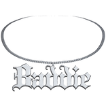 Baddie Necklace 3.0 Silver Chain Pendant Jewelry