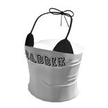 Baddie Summer Tube Top w Black Bikini Top