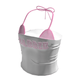 Baddie Summer Tube Top w Pink Bikini Top