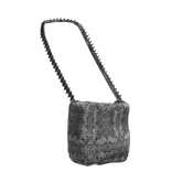 ♰ Gray Brocade Ammunition Side Tote Bag (3.0) ♰
