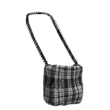 ♰ Plaid Ammunition Side Tote Bag (3.0) ♰