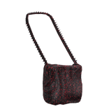 ♰ Red Tweed Ammunition Side Tote Bag (3.0) ♰