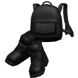 Black Striker Bag with Boots