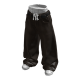 Baggy Brown Belted Jeans