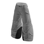 Baggy Cargo Pants (Light Gray)