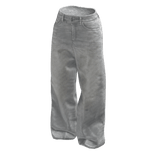 White Baggy Denim Jeans