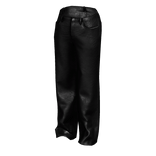 Baggy Jeans - Leather Black
