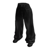 Baggy Jeans Pants Black & Black Shoes