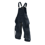 Baggy Oversized Denim Overalls in Blue