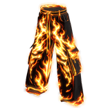 Baggy Pants - Skull Fire Emissive Glowing 💡