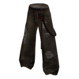 Baggy Ripped Vintage Jeans - Brown