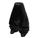 BAGGY Sagged Black Jeans w/ Shoes
