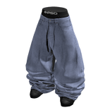 BAGGY Sagged Light Blue Jeans w/ Shoes