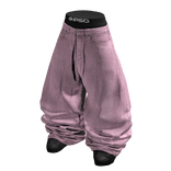 BAGGY Sagged Pastel Pink Jeans w/ Shoes