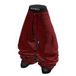 BAGGY Sagged Red Jeans w/ Shoes