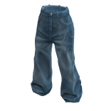 Baggy Star Jeans Blue