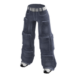 Baggy Street Cargo Jean with Shoes