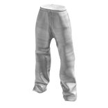 Baggy Streetwear Sweatpants (White)