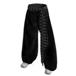 Baggy Sweatpants w/ Plaid