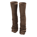 Brown Baggy Thigh Highs