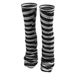 Striped Baggy Thigh Highs