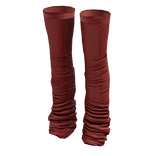 Red Baggy Thigh Highs