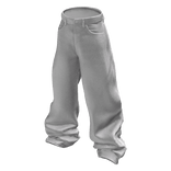 Baggy White Denim Jeans