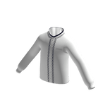 Baju Muslim Motif 1 White (Islamic Shirt)