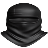 Balaclava Neck Hood Black