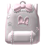 Ballet Bunny Pink Lace Backpack