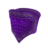 Bandana Crop Top | Purple
