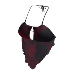 Bandana Cute Red Halter Top