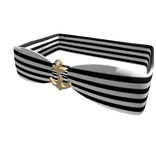 b&w striped anchor top