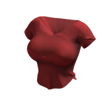 ʚ♡ɞ Basic Cropped Red Tee Shirt