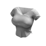 ʚ♡ɞ Basic Cropped White Tee Shirt