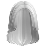 Basic Cute Short Preppy Girl Hair (White)