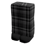 Basic Plaid Black Pjs w/ Black Shoes