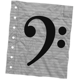 bass clef sketch (front)