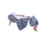 BB Blueberry Puff Sleeve Corset Coquette Girl