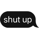 Be Quiet Text Message