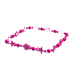 Beach Anklet In Hot Pink