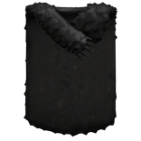 Bear Fur Cape - Black