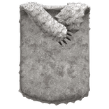 Bear Fur Cape - White